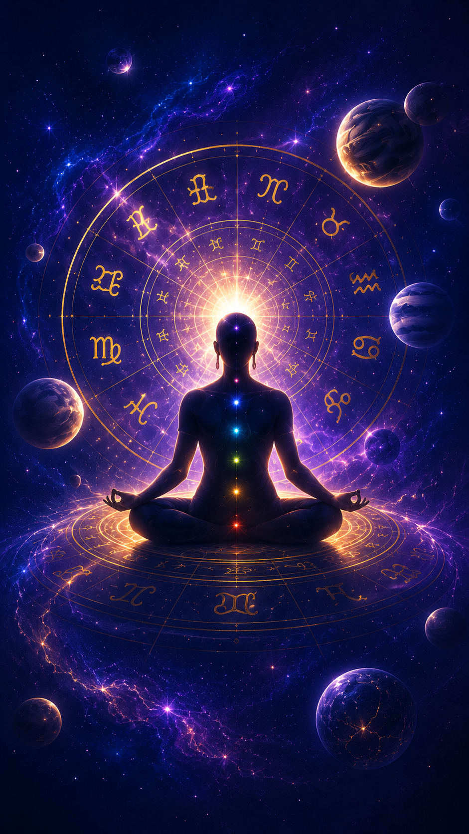 Celestial Astroshankha astrology guidance background