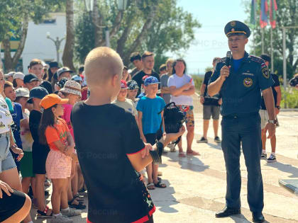 Урок безопасности от сотрудников чрезвычайного ведомства