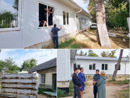 В Белогорском районе продолжается ремонт Зуйской поликлиники