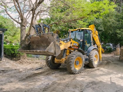 В сквере «Юбилейный» завершили демонтажные работы