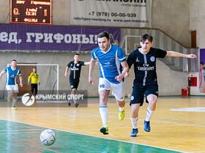 Футзальная "ПАРК Лига Крыма". Расписание матчей на 11 и 12 марта