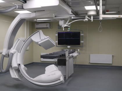 В Региональном сосудистом центре установили новый ангиографический комплекс