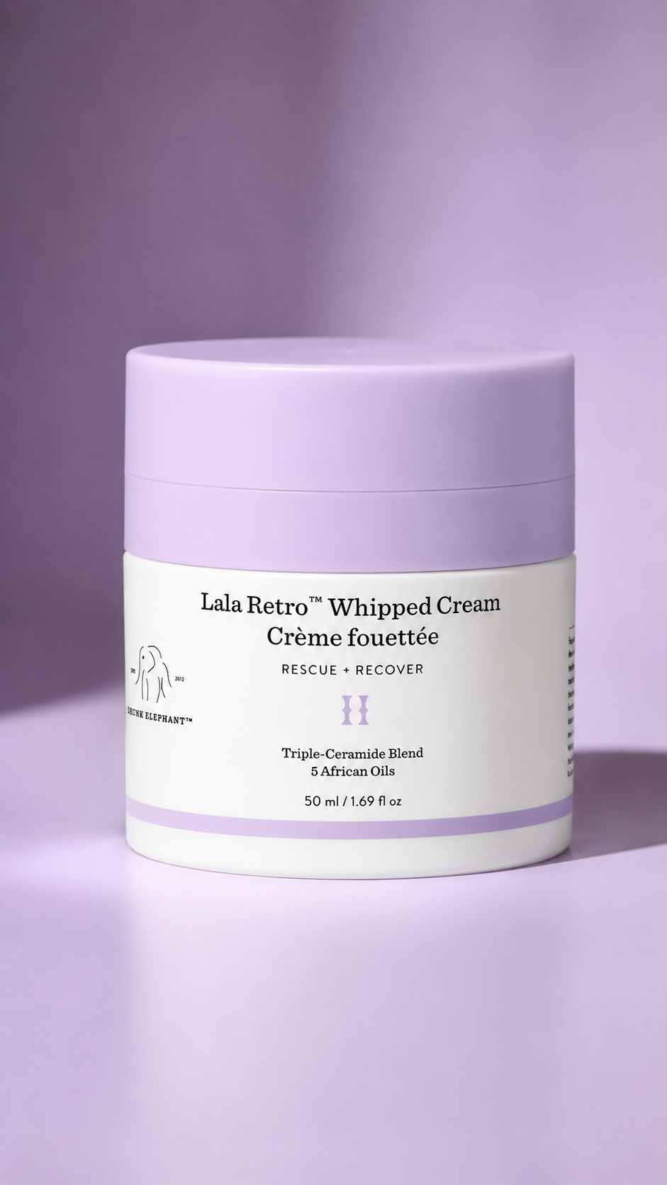 Drunk Elephant Lala Retro Whipped Cream - Ceramide Moisturizer