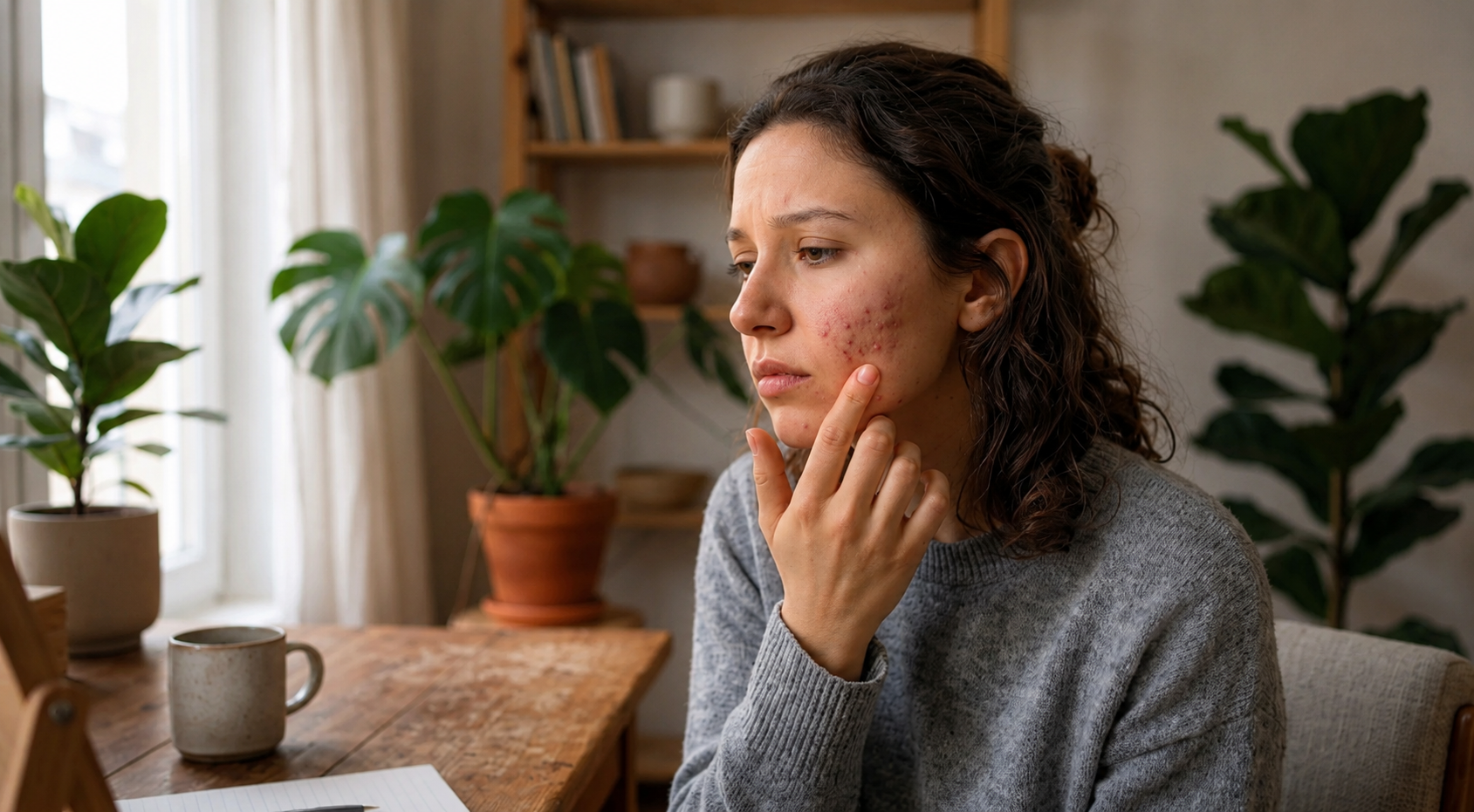 Woman applying luxury skincare routine correctly