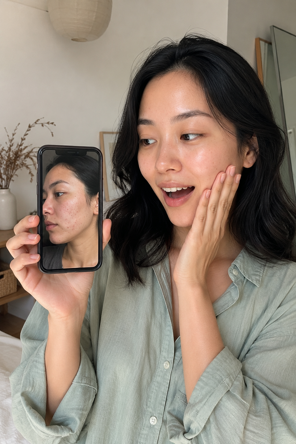 30-day HOCl acne experiment results — week by week skin observation editorial