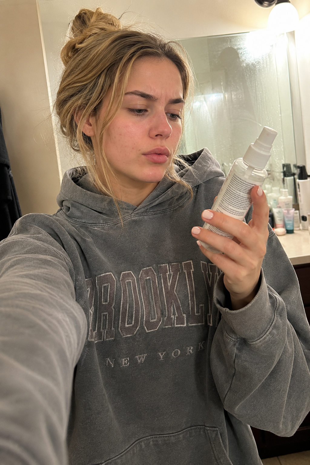 Skin barrier nourishment routine showing gentle hydrating skincare products
