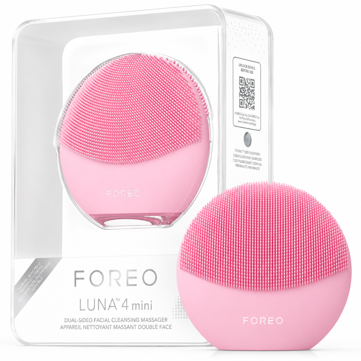 FOREO LUNA mini 3 ultra-hygienic facial cleansing brush