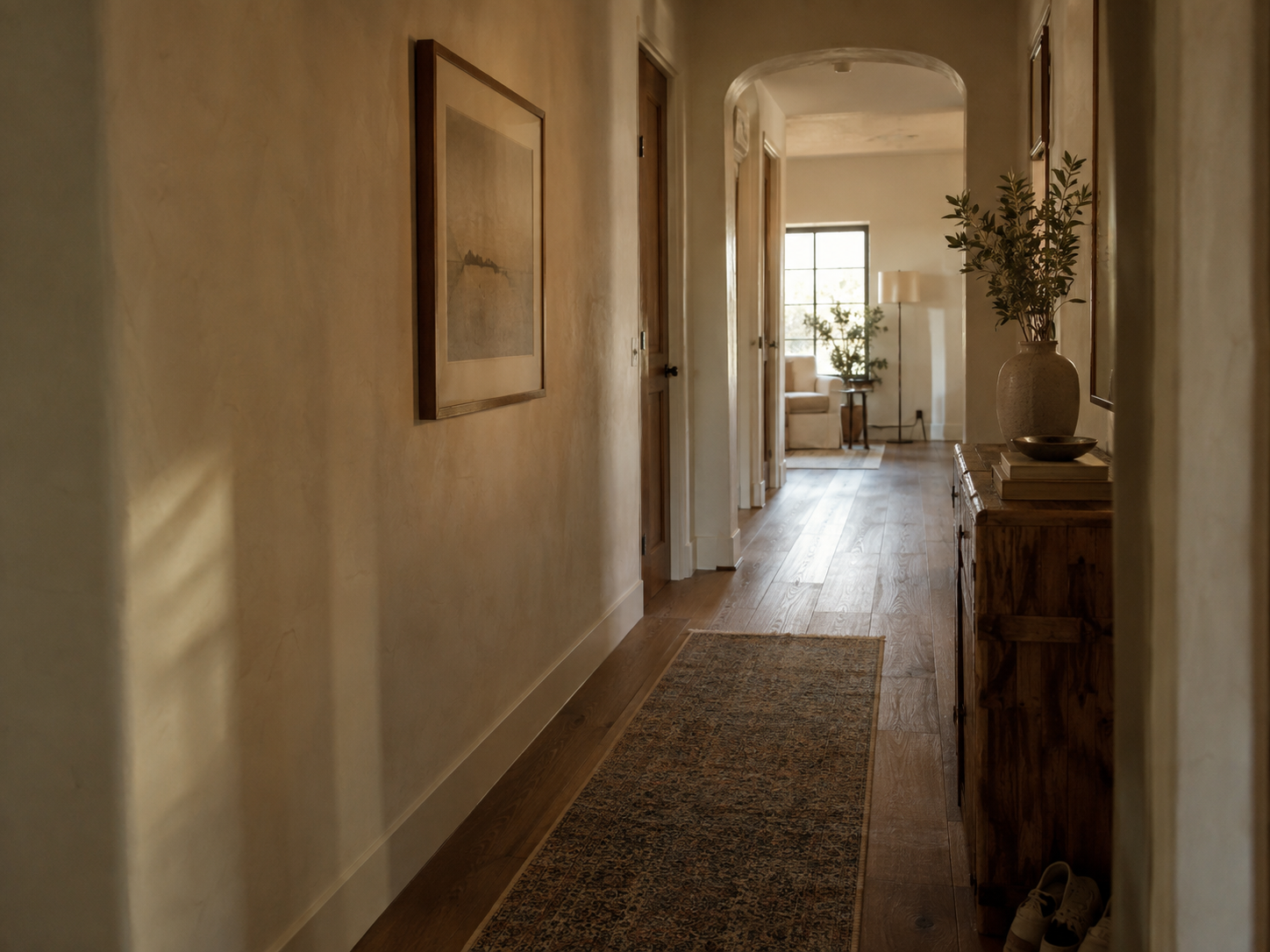 Interior room where ceiling height and architectural proportions create a naturally elegant and refined atmosphere