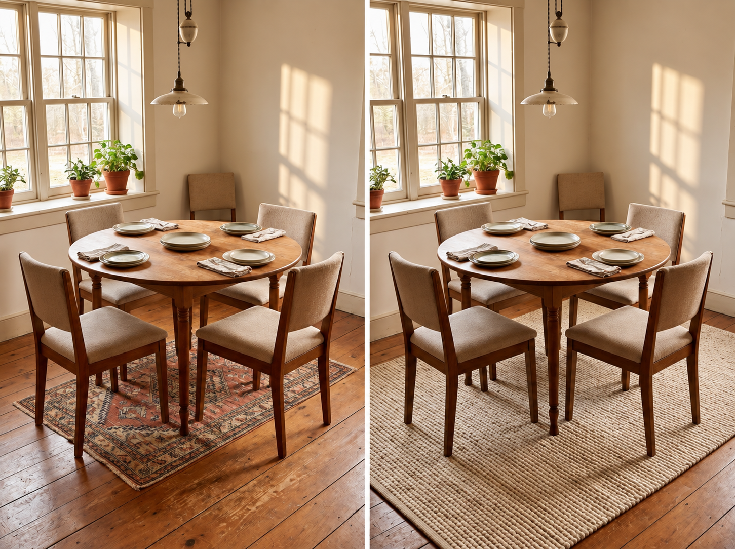 Living room with well-proportioned furniture and decor arranged at the correct scale to fill the space with confidence