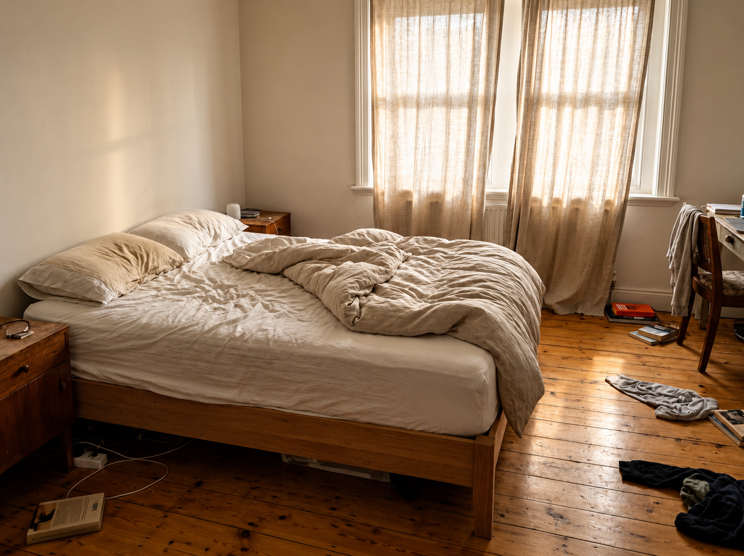 Functional and beautiful home interior arranged for everyday comfort and practical living rather than photography