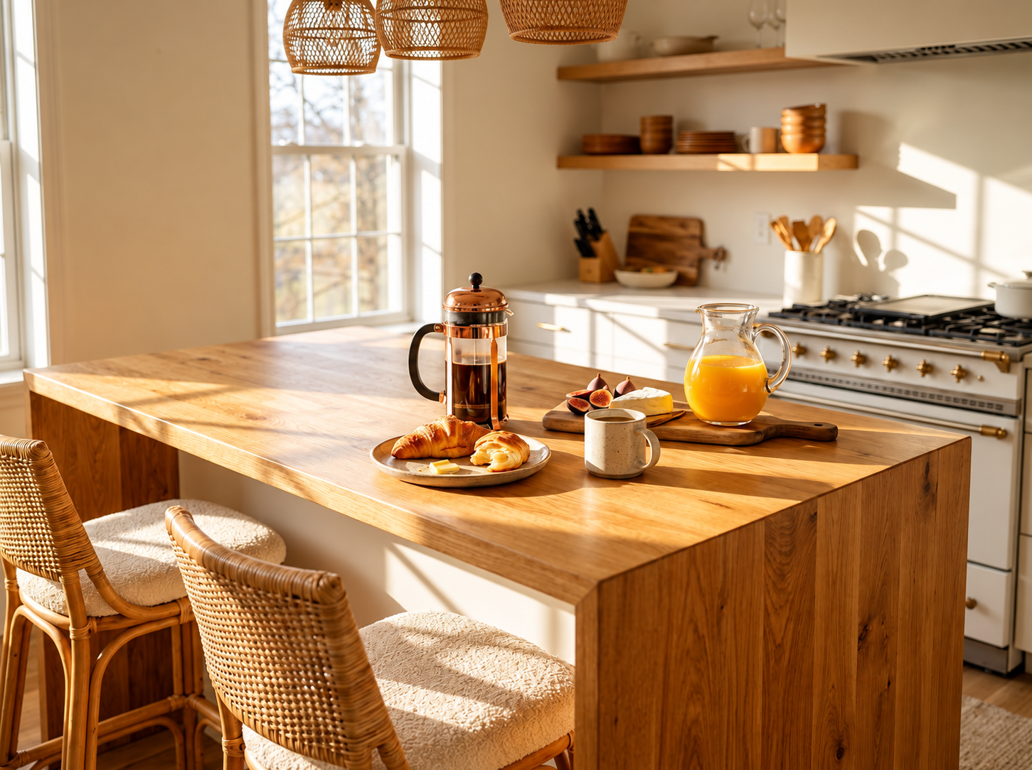 Organized home interior where storage and organization become part of the overall design