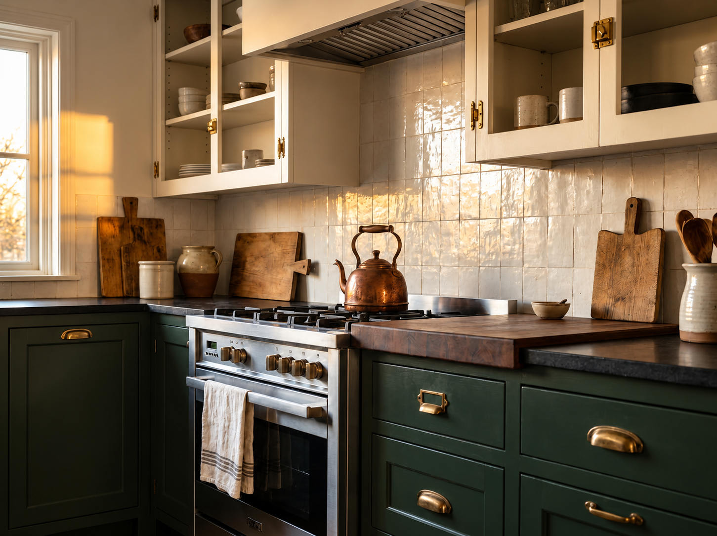 Kitchen storage designed thoughtfully around the natural habits and cooking patterns of everyday use