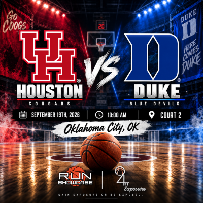 94ft. Exposure | R.U.N SHOWCASE | 10:00am | Court 2 | Houston vs. Duke 