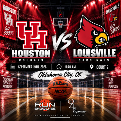 94ft. Exposure | R.U.N SHOWCASE | 11:40am | Court 2 | Houston vs. Louisville