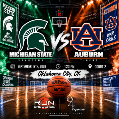 94ft. Exposure | R.U.N SHOWCASE | 1:20pm | Court 2 | Michigan State vs. Auburn