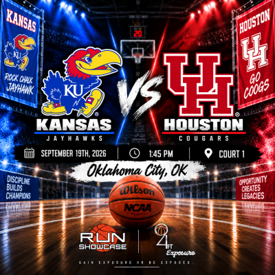 94ft. Exposure | R.U.N SHOWCASE | 1:45pm | Court 1 | Kansas vs. Houston