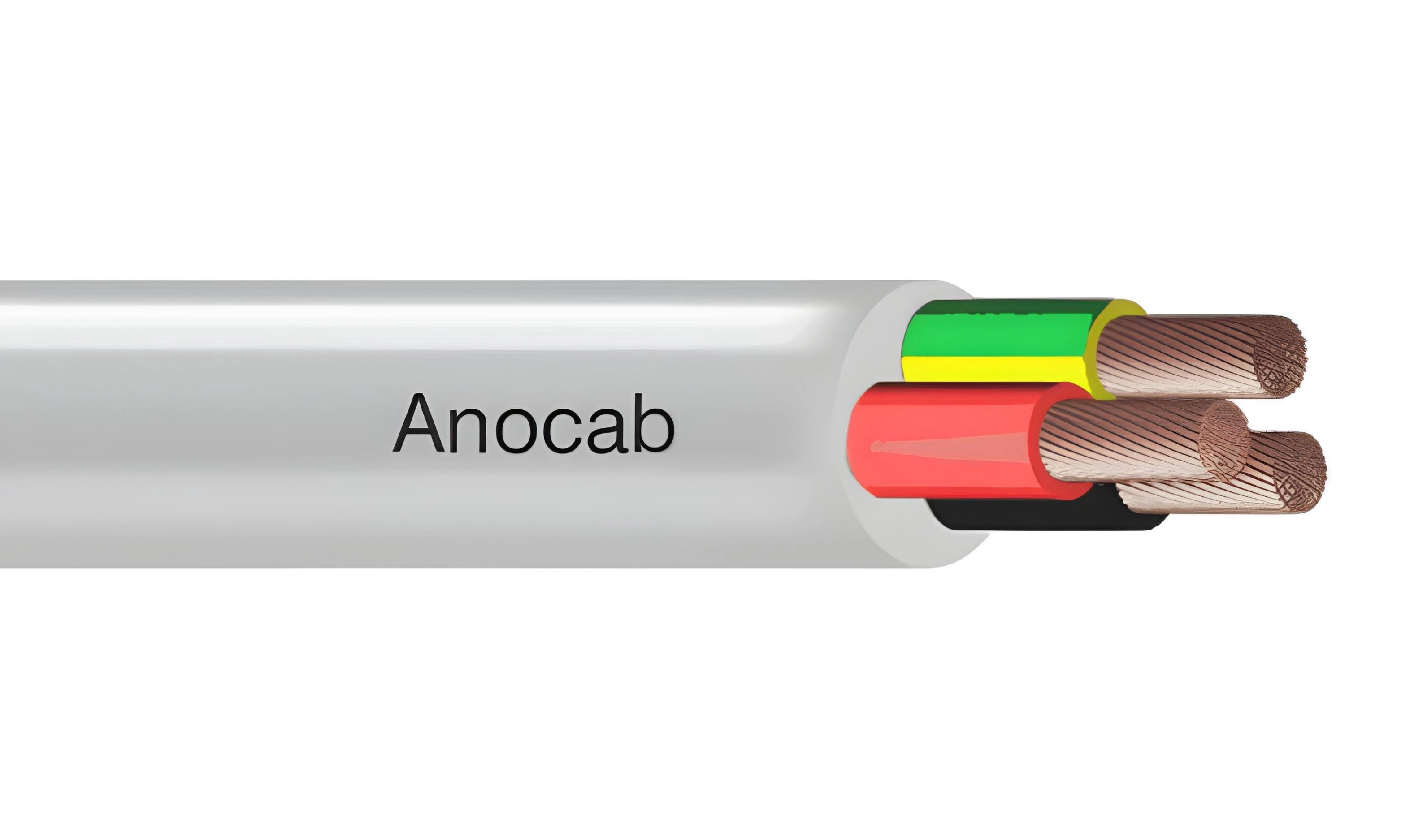 Multi Core Copper Cable Side View