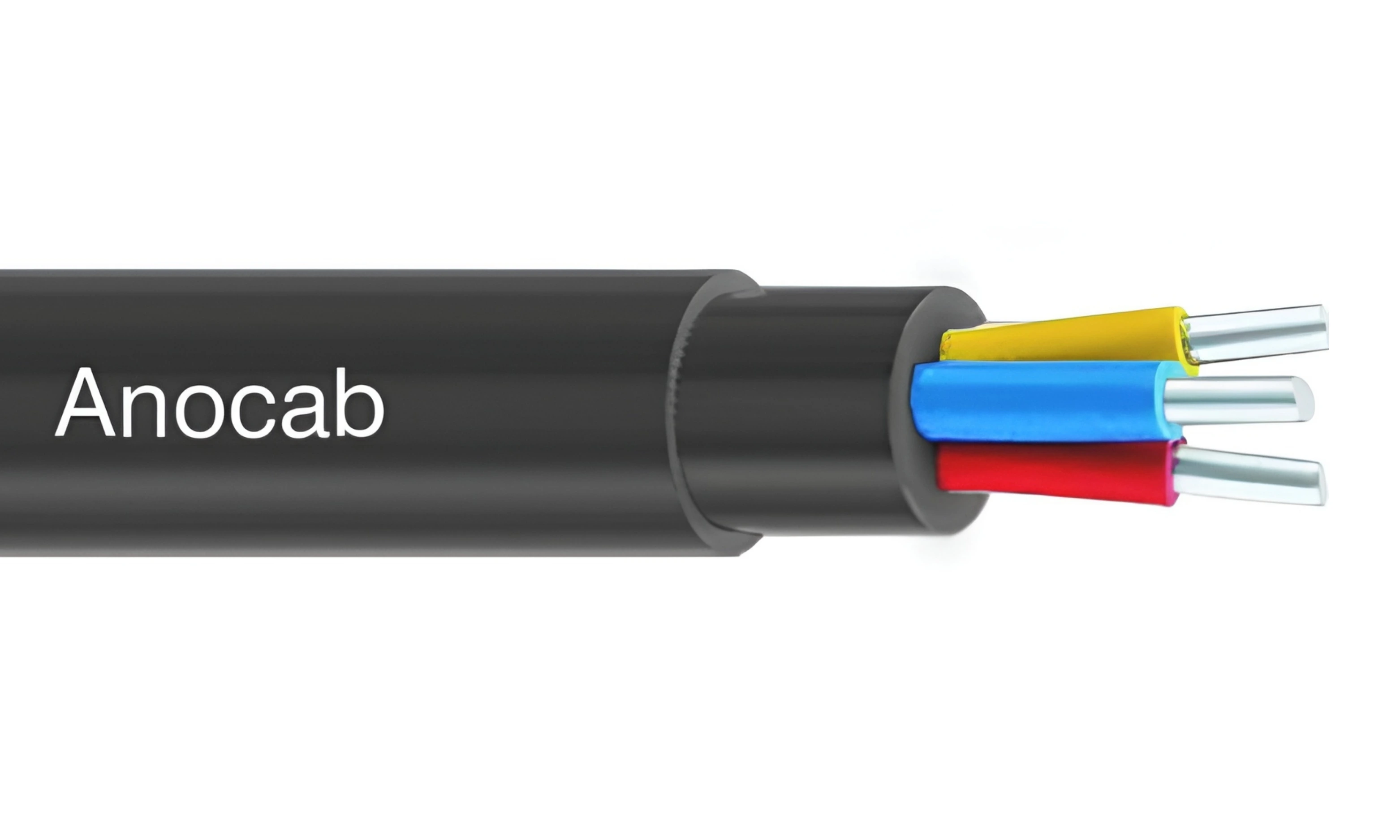 Multi Core PVC Insulated Aluminium Unarmoured Cable Side View