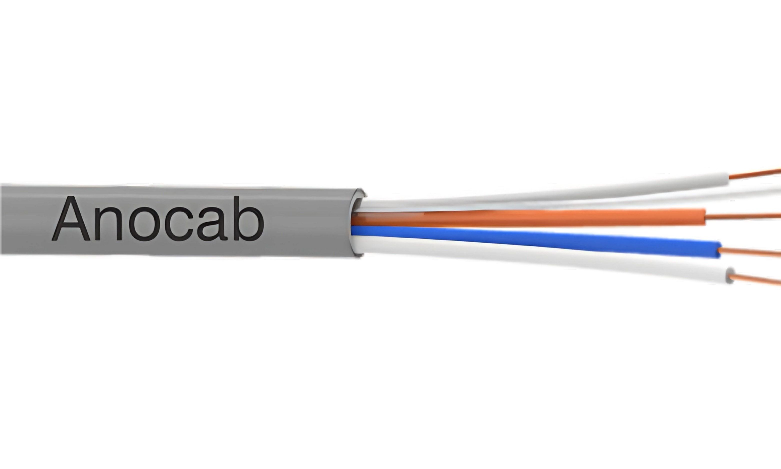 Telecom switch board cable side view