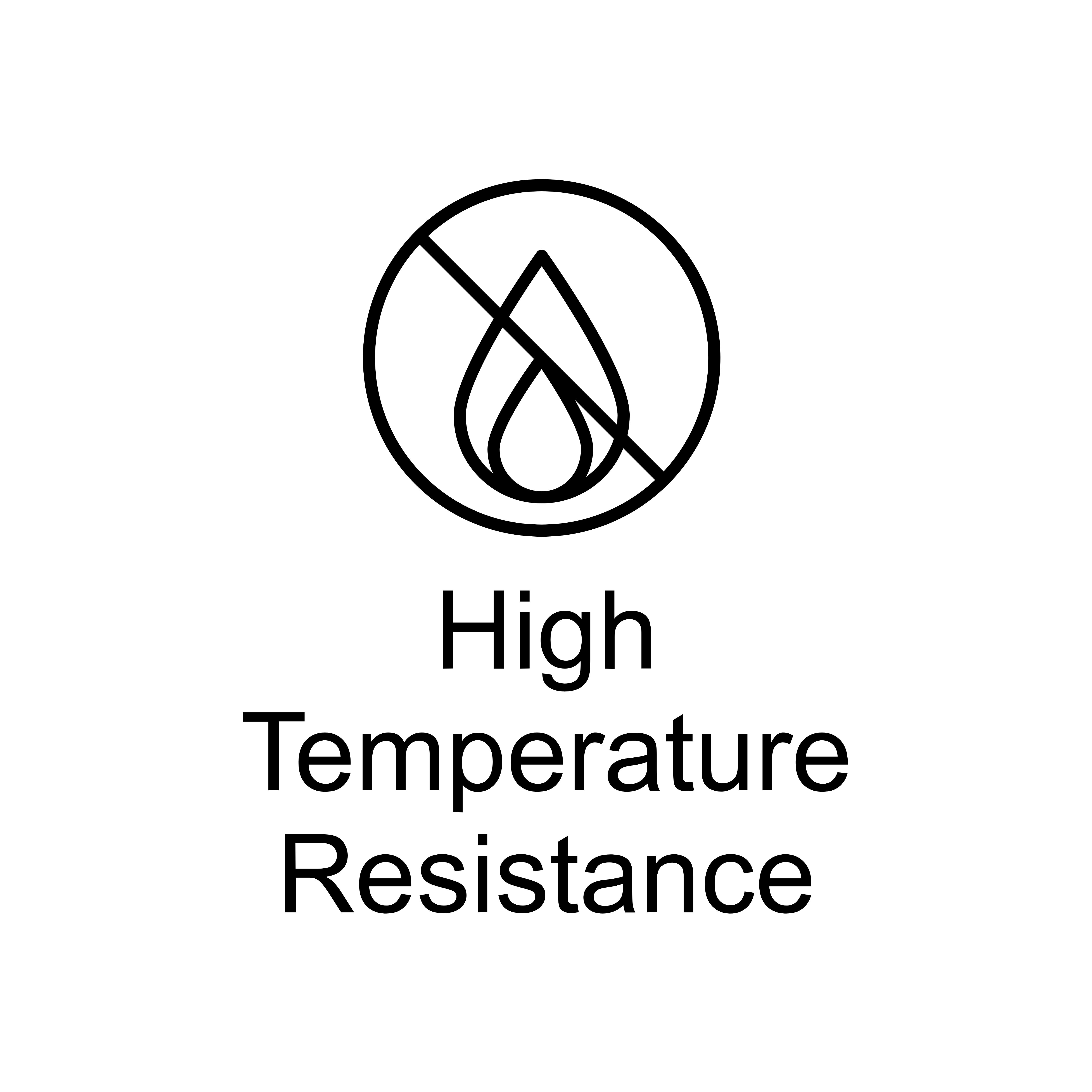 high temp.