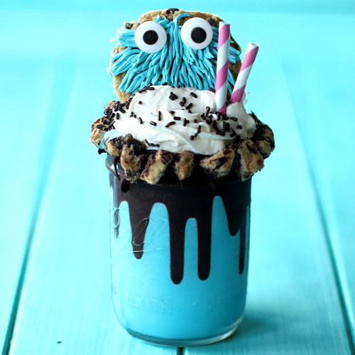 Monster milkshake with choco cookies flavour.