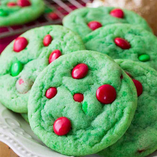 Cookies 'Grinch' with wasabi flavour.