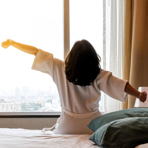 morning woman