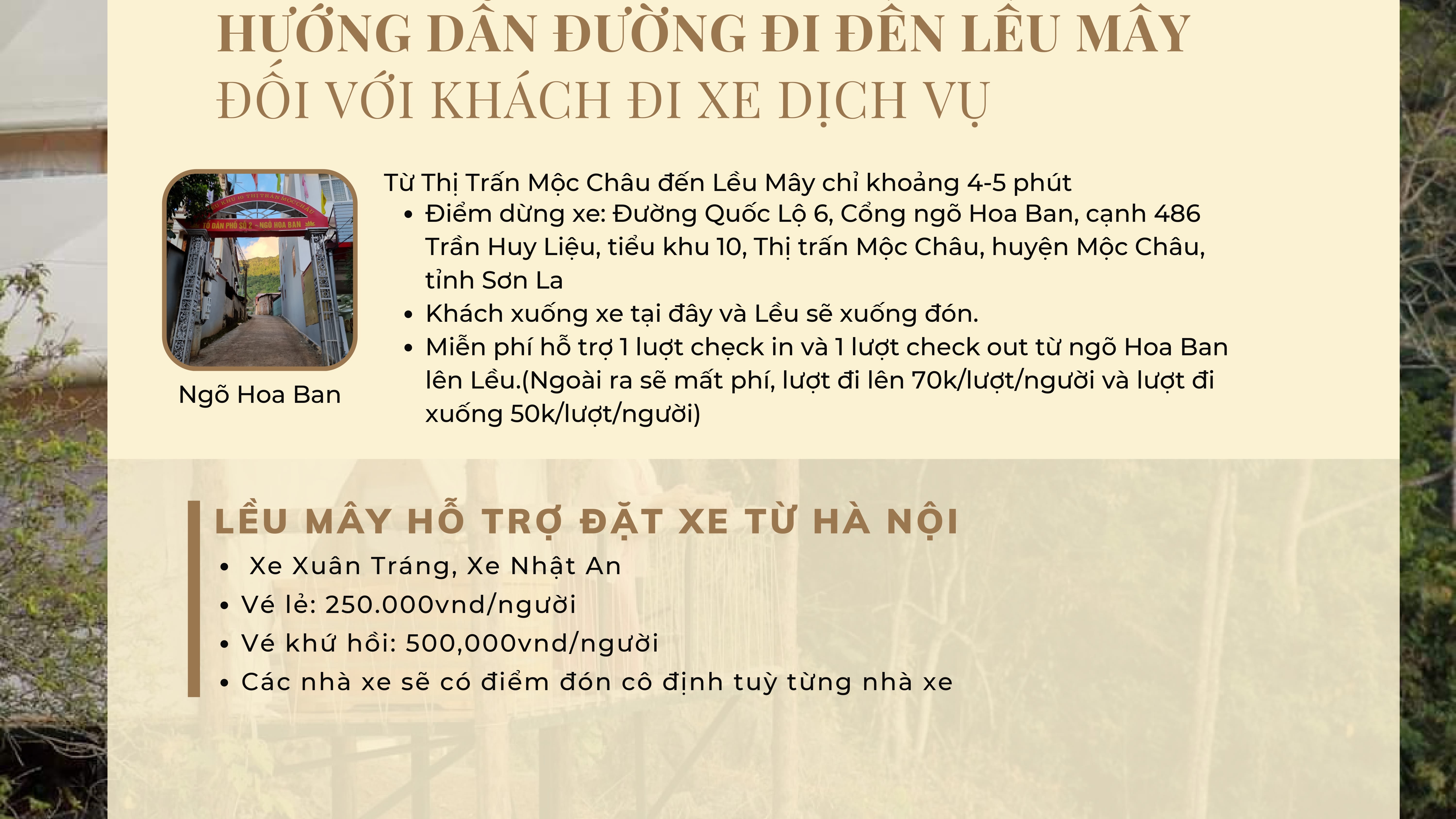 Hướng dẫn đường đi