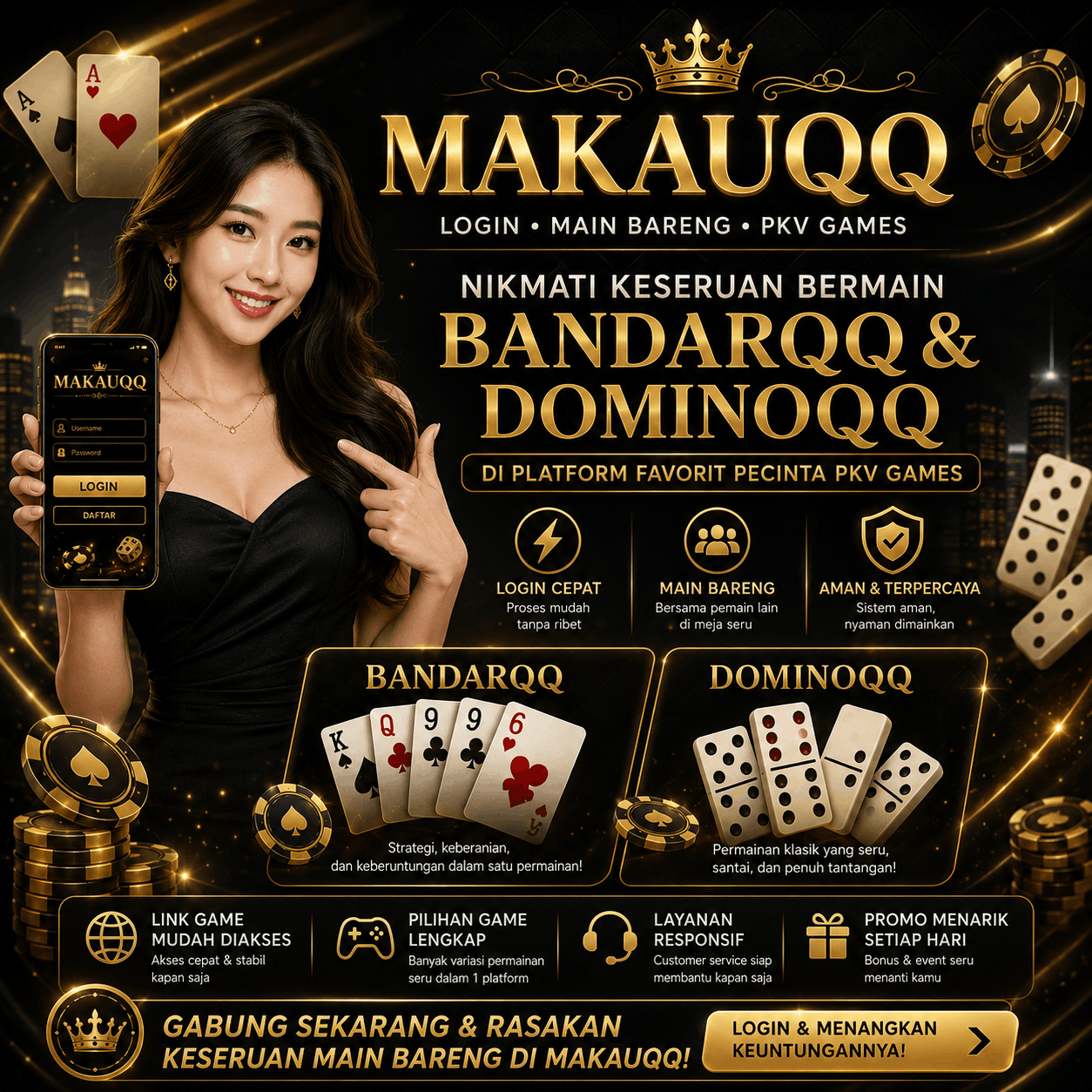 MakauQQ - Login Main Bareng Pkv Games Link Game BandarQQ DominoQQ