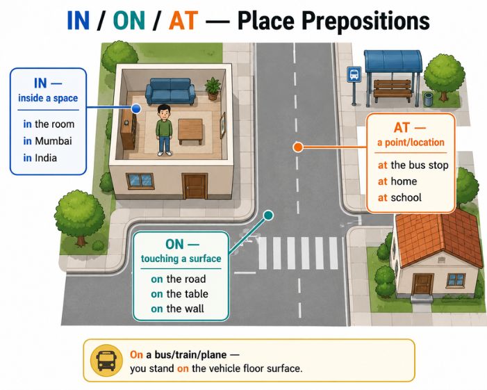 Place Prepositions Place Prepositions