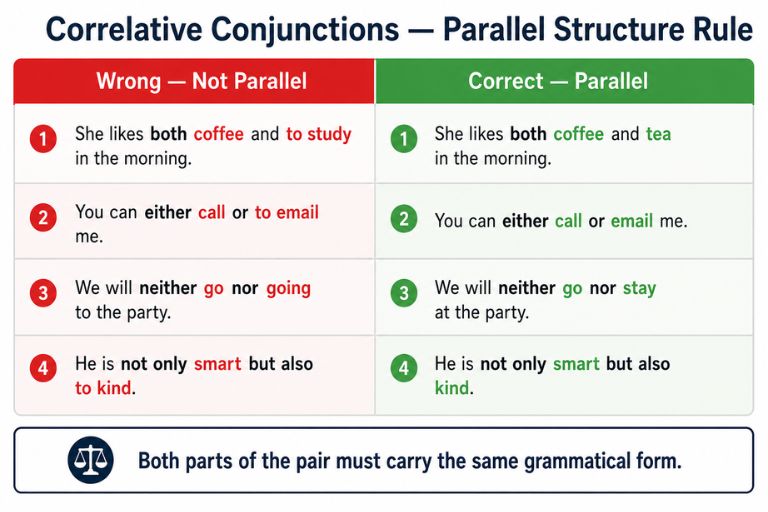 Correlative Conjunctions — Parallel Structure Rul Correlative Conjunctions — Parallel Structure Rul