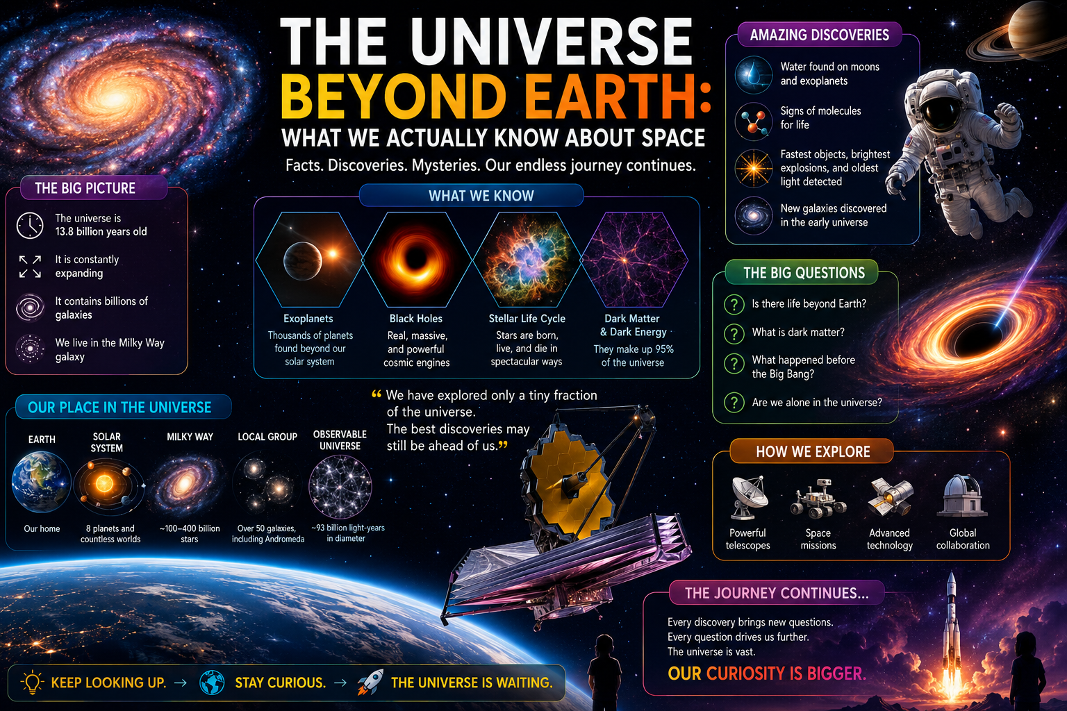 The Universe Beyond Earth: What We Actually Know About Space
