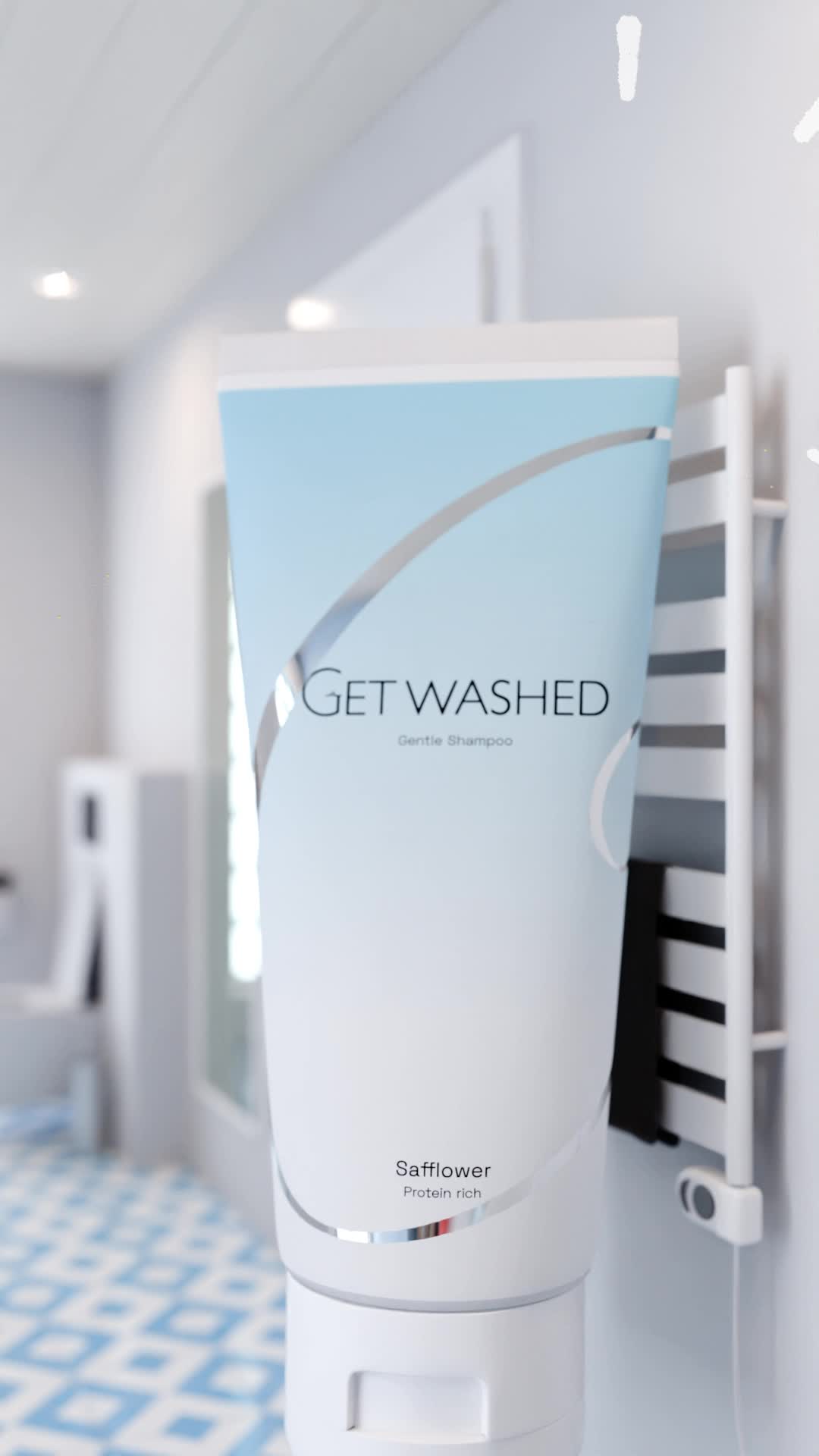 3D Cosmetic Product Animation Get Curly