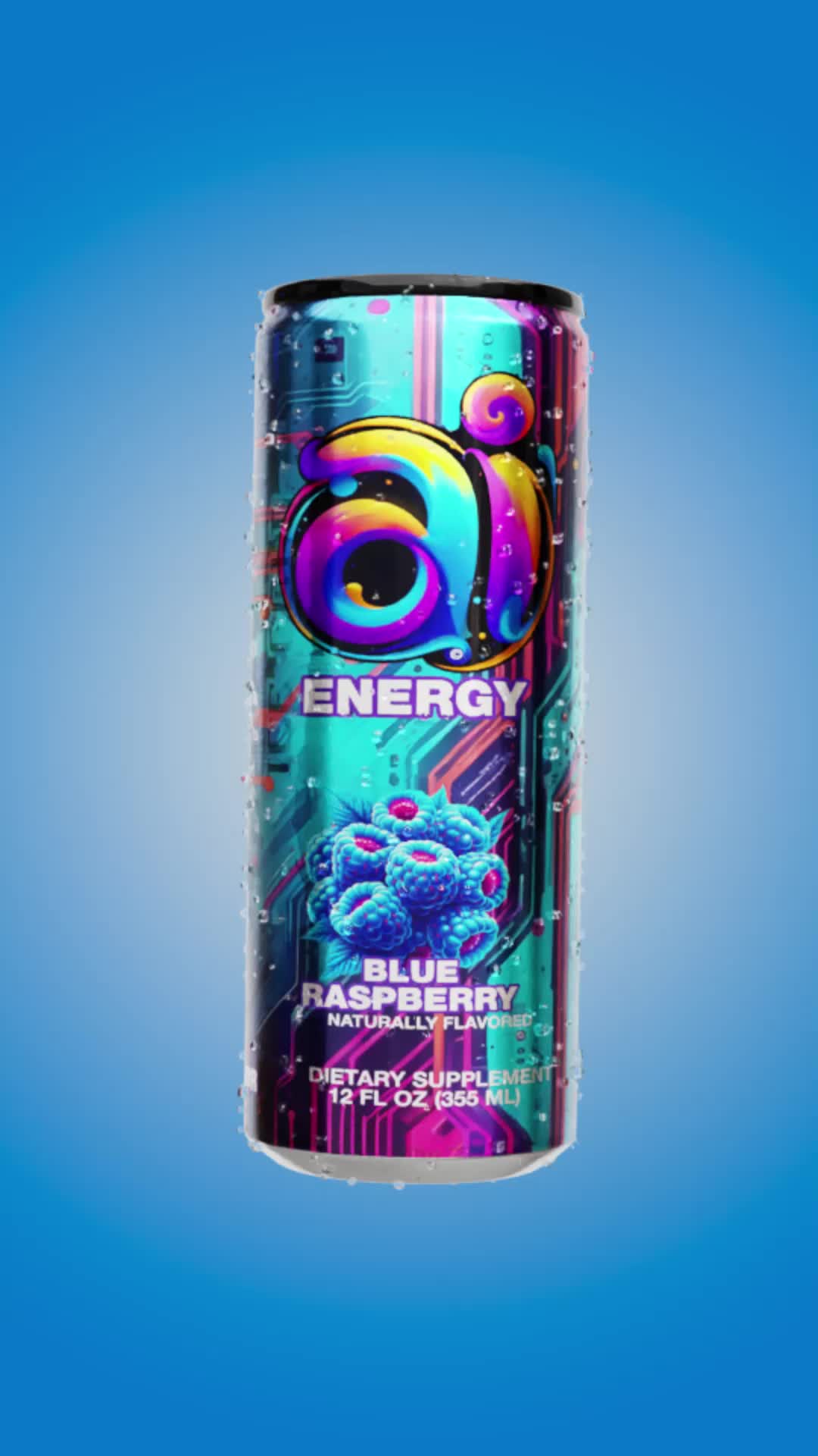 Energy Drink 3D Animation