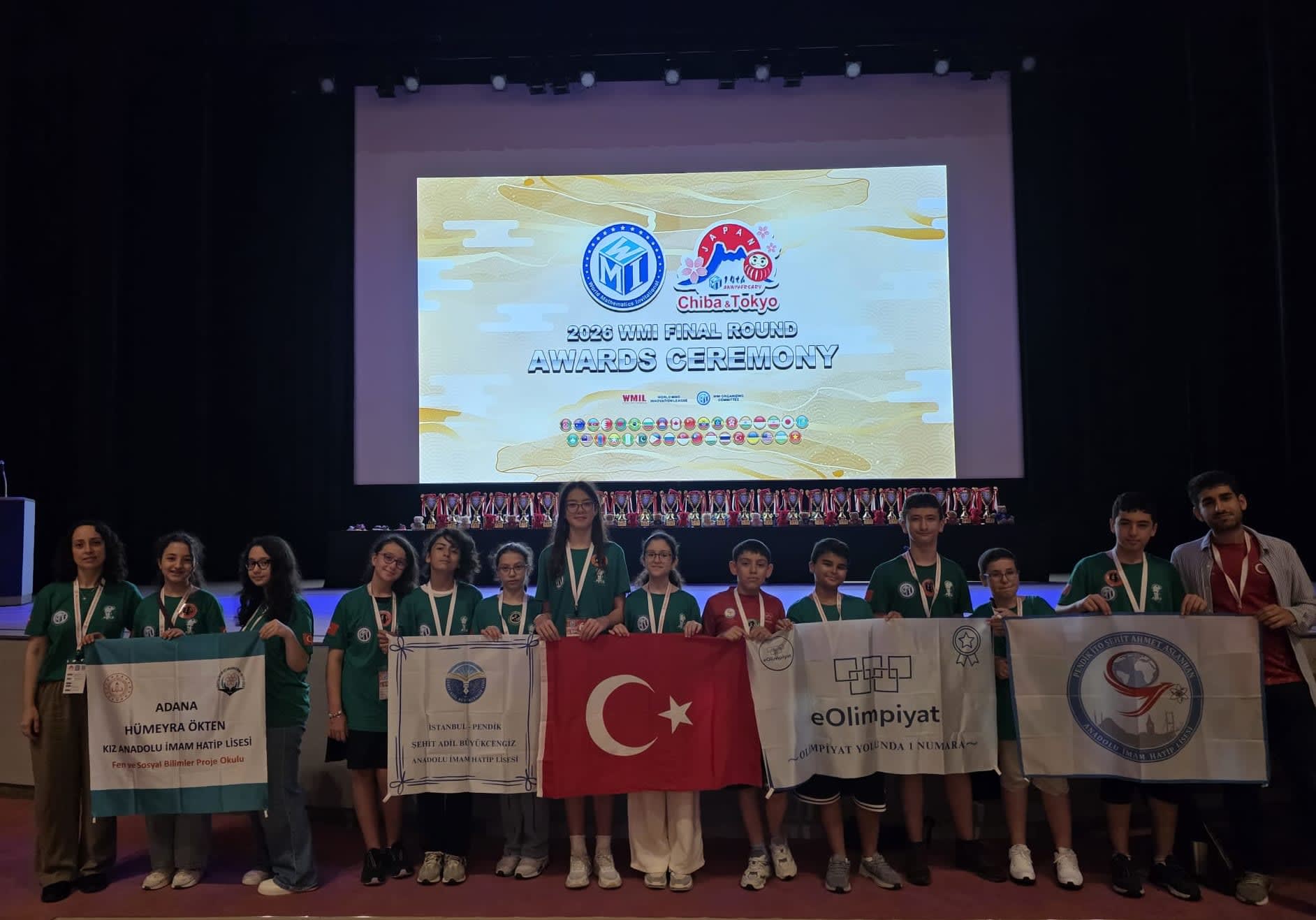 eOlimpiyat öğrencileri yarışma ödül töreninde