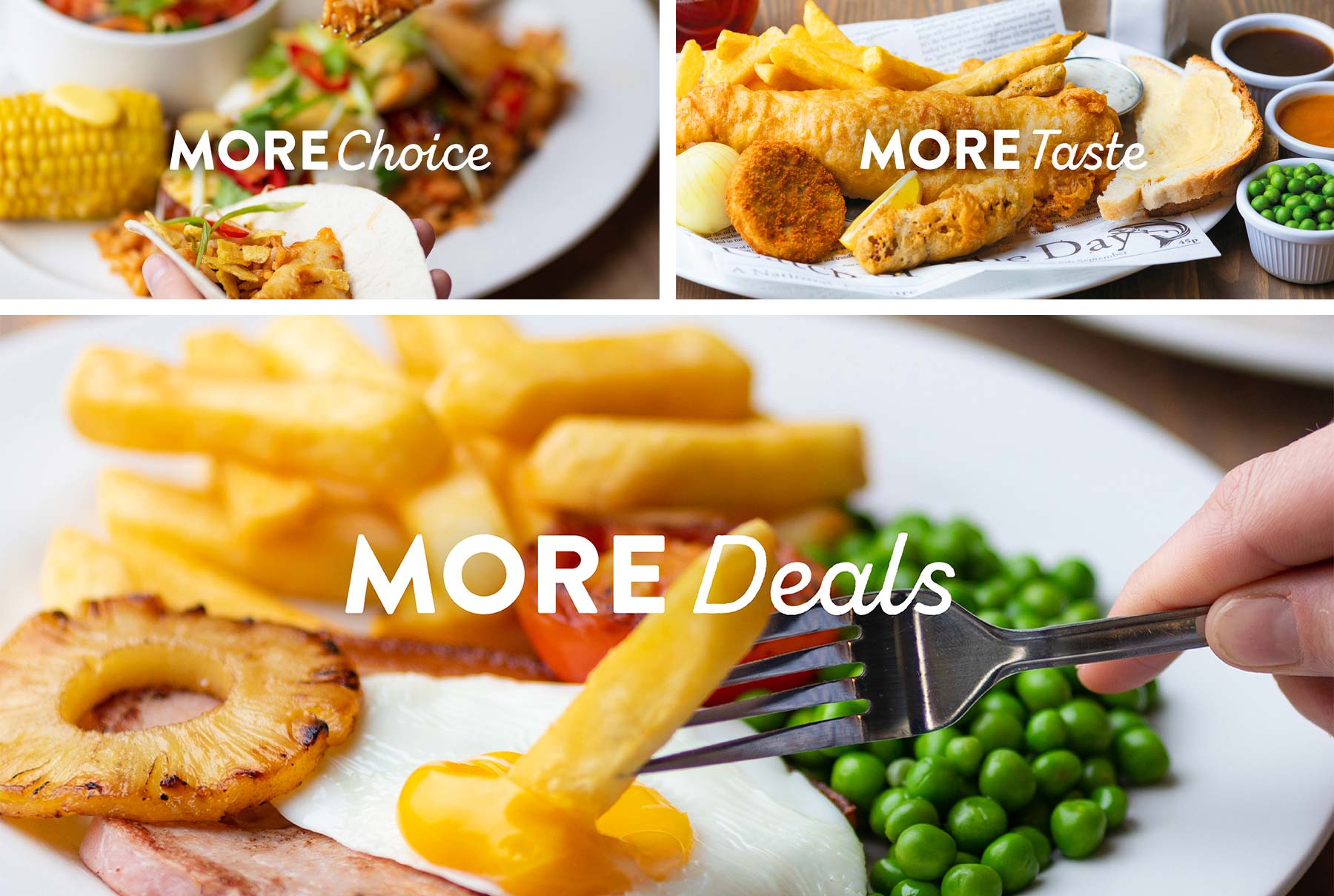 Hungry Horse Eat With Your Eyes™ Food branding. Big thinking