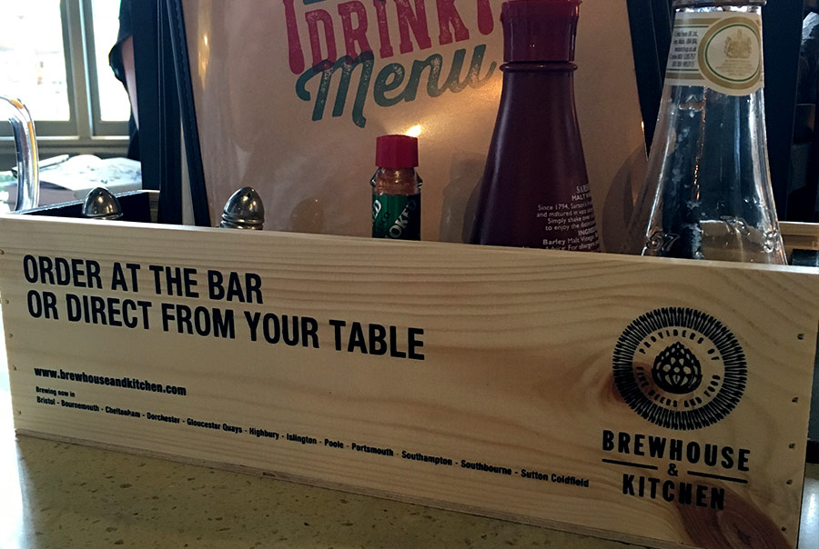 Brew House & Kitchen - Condiments Holder