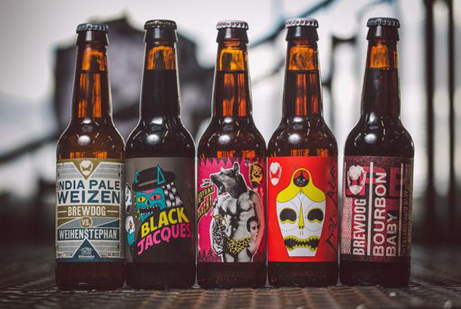 Brewdog Bottle Graphic Design