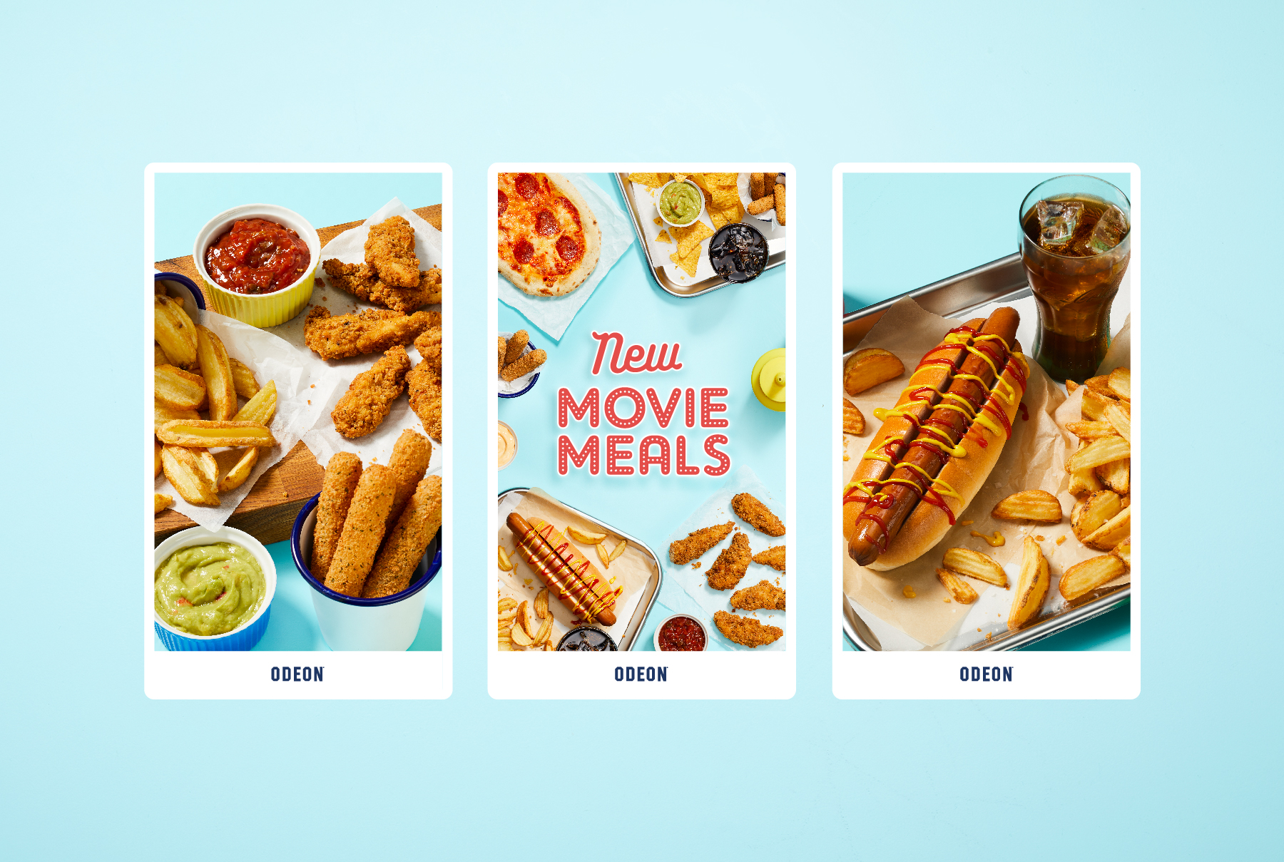 Odeon Movie Meals Eat With Your Eyes™ Food branding. Big thinking