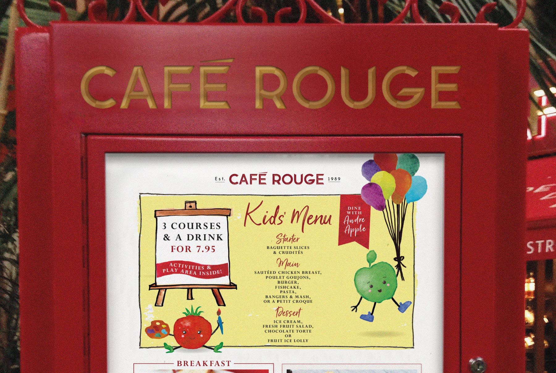 Cafe Rouge Header Targeting Marketing Campaign | Cafe Rouge | Eat With Your Eyes™