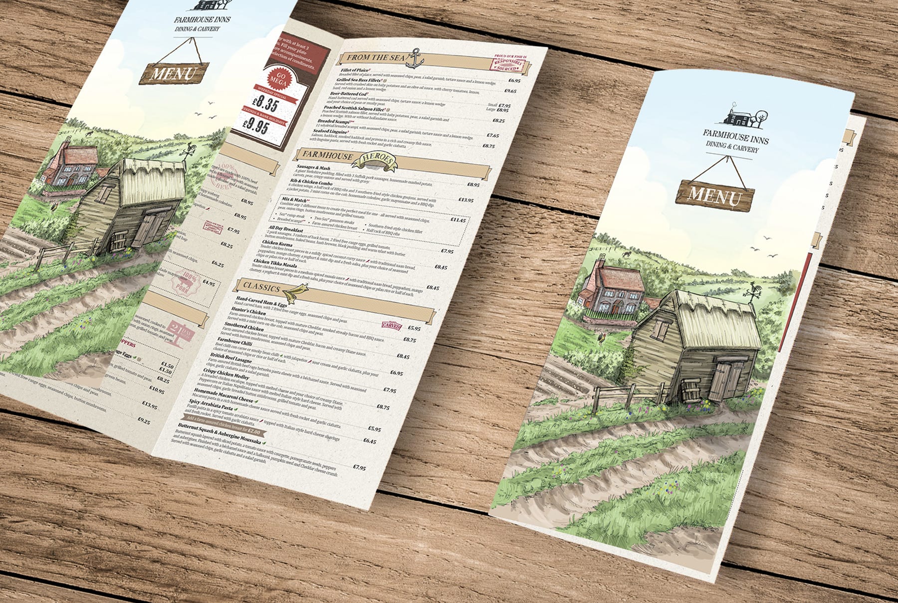 Brand Creation | Farmhouse Inns | Eat With Your Eyes™