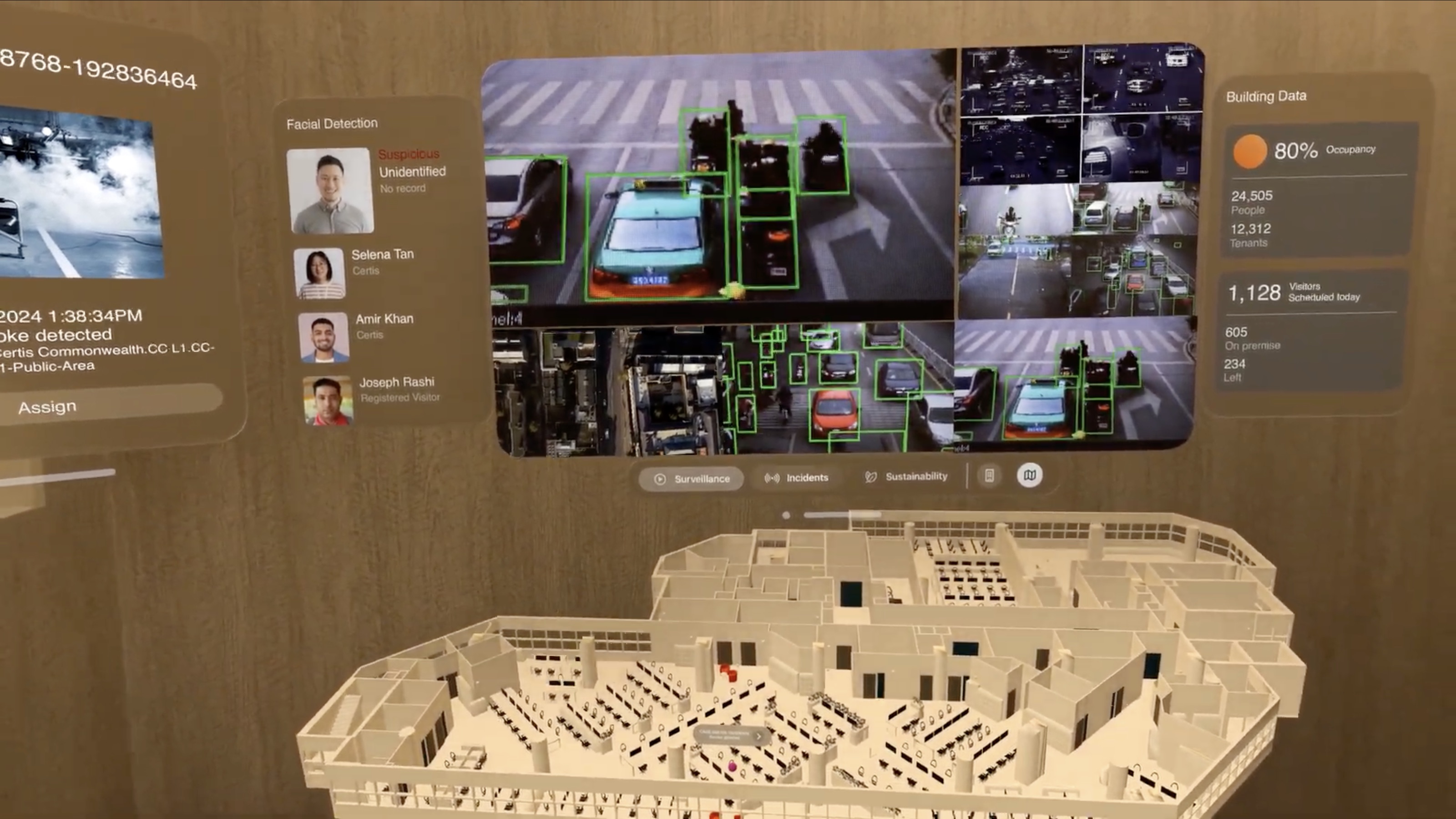 Immersive Suite command centre dashboard