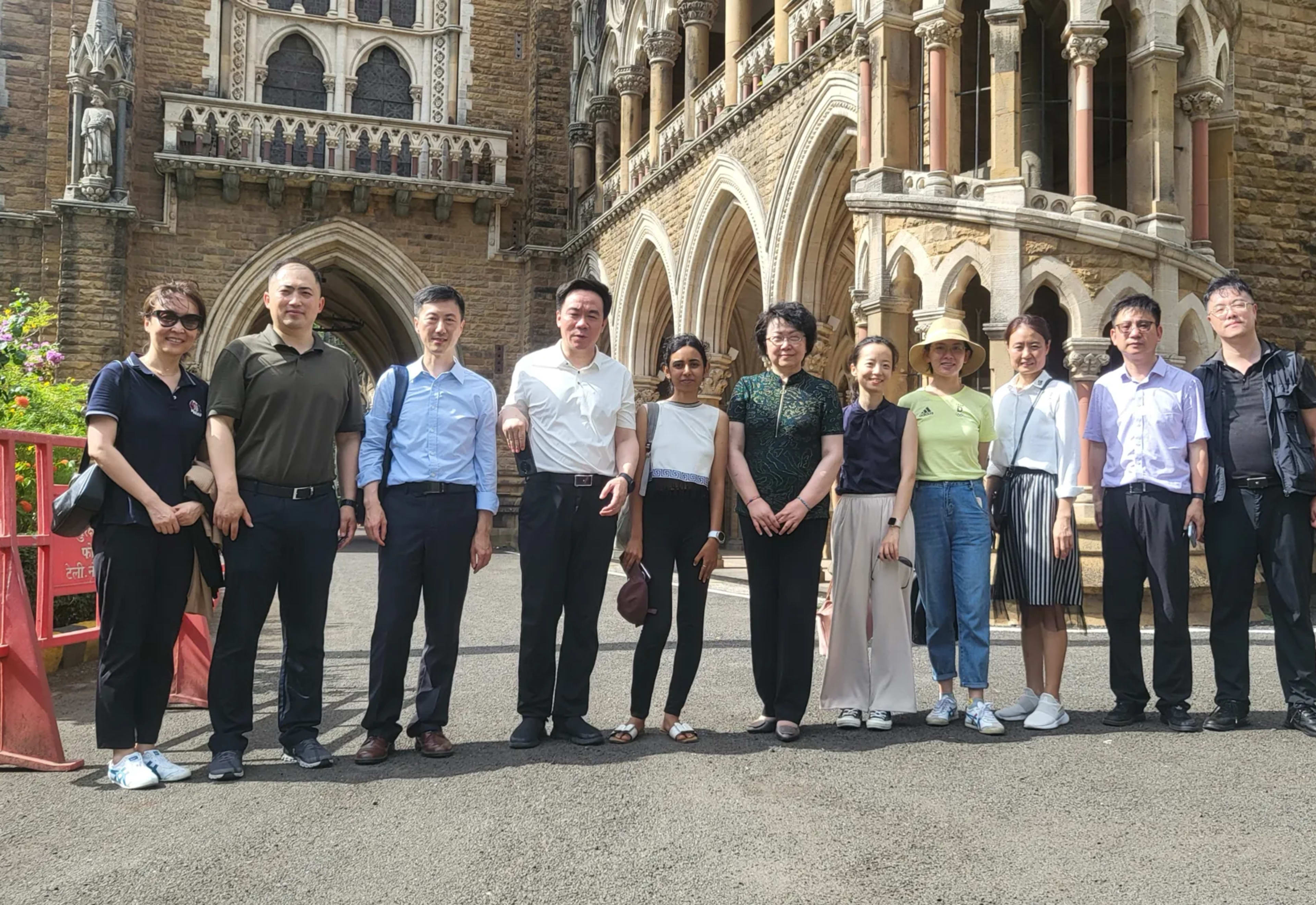 With Chinese education delegation at MU