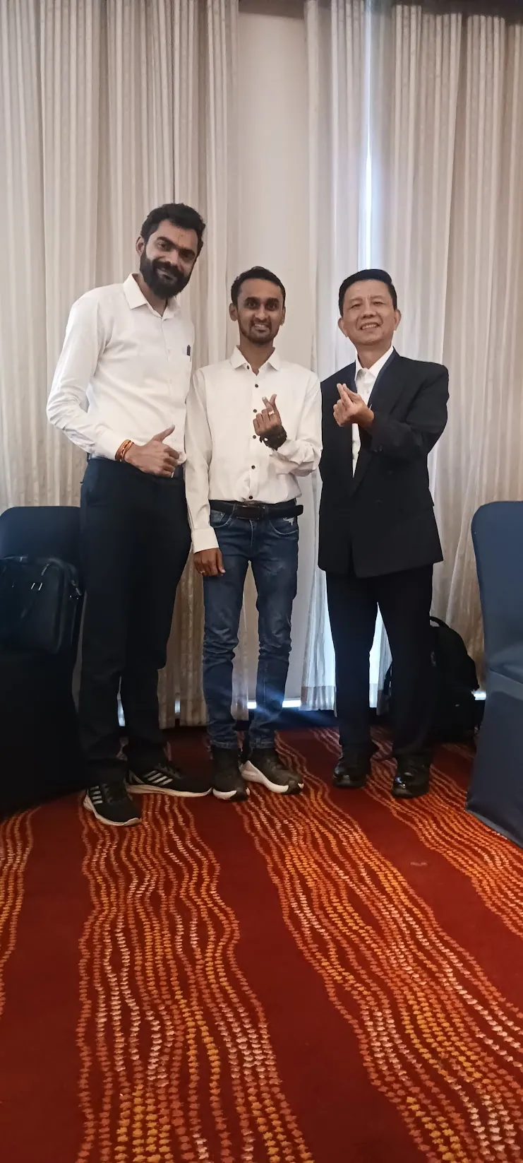 Coolpanda team members at a business meeting