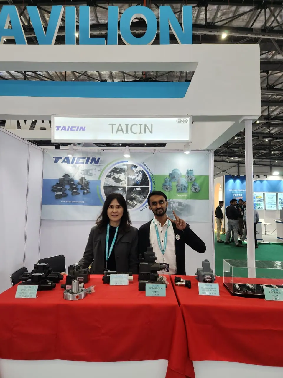 Coolpanda team at a travel exhibition booth