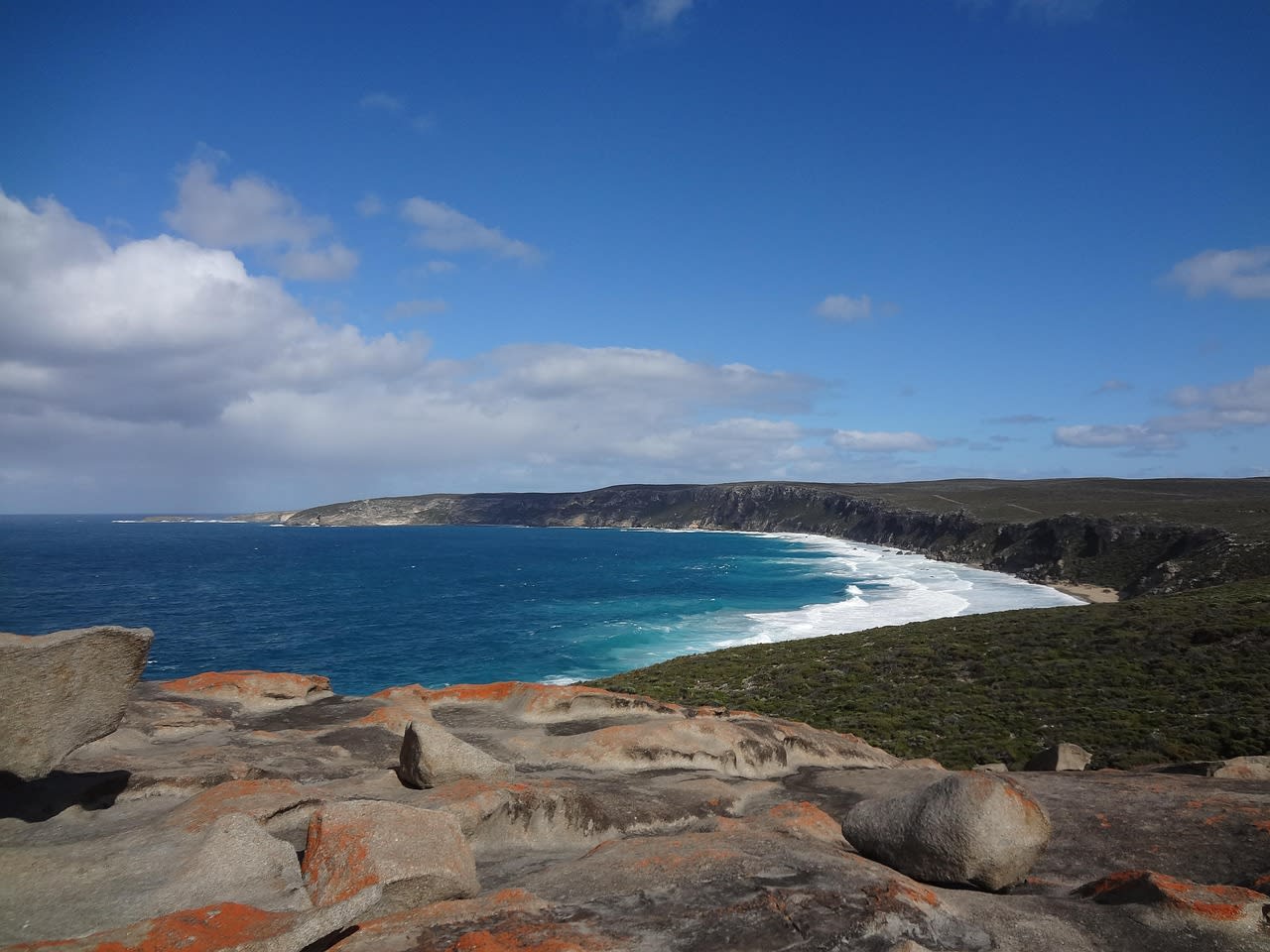 Remarkable Rocks granite boulders at Cape du Couedic on Kangaroo Island at sunset