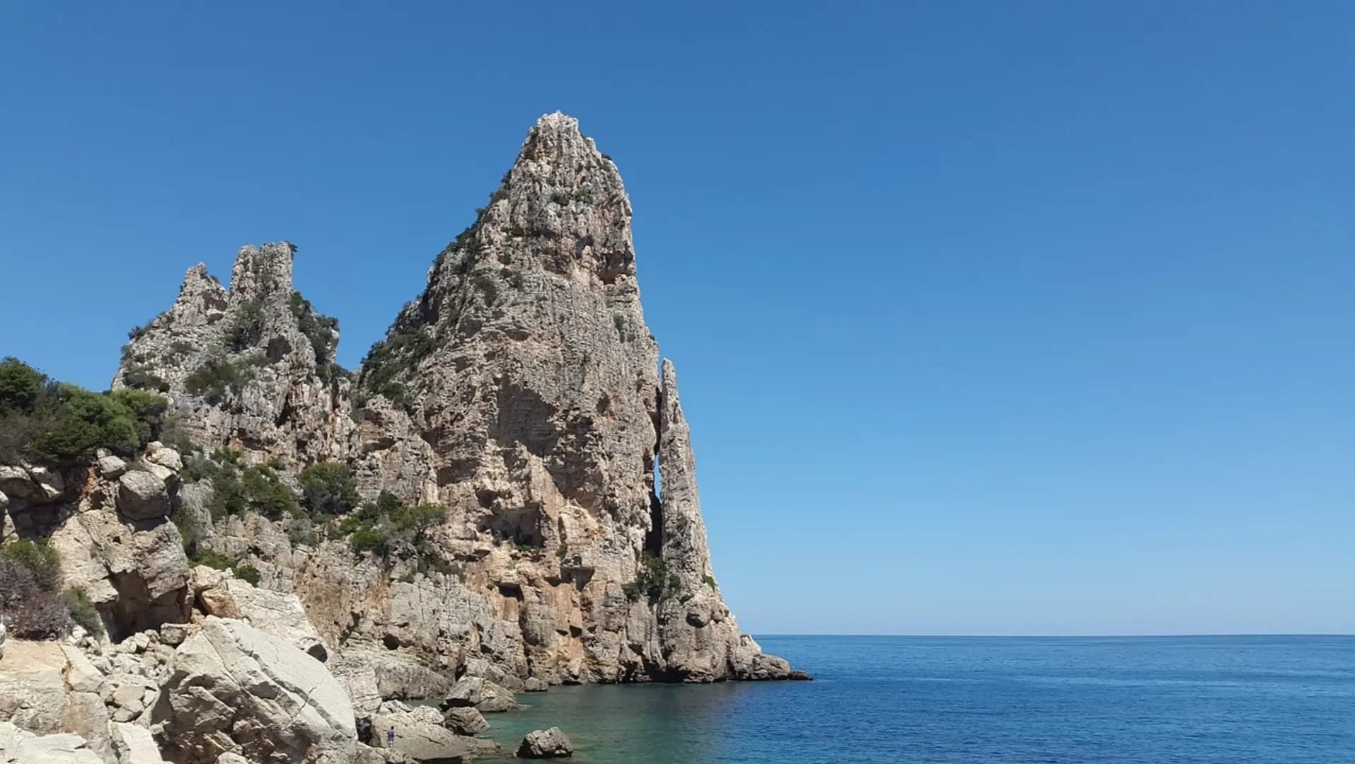 Rocks along the coastline. Jericoacoara