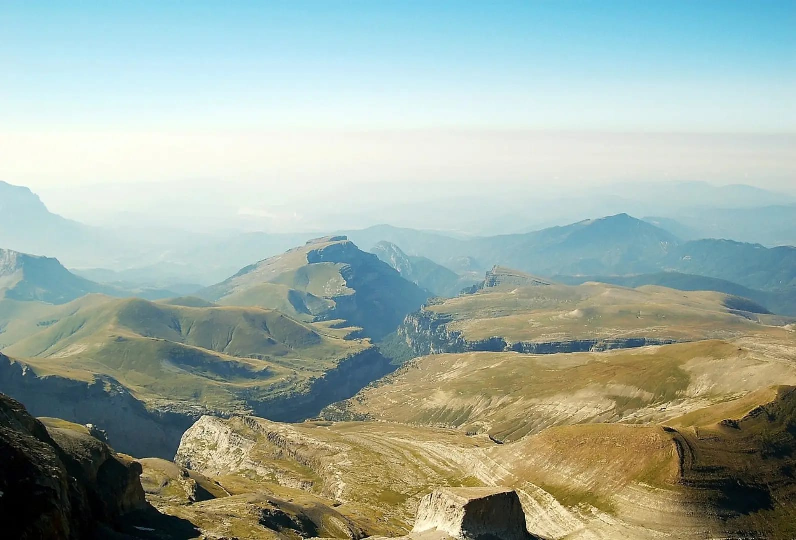 aerial view of Ordesa and Monte Perdido