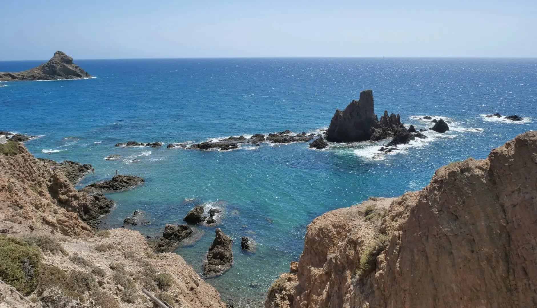 rocky coastline, Cabo de Gata