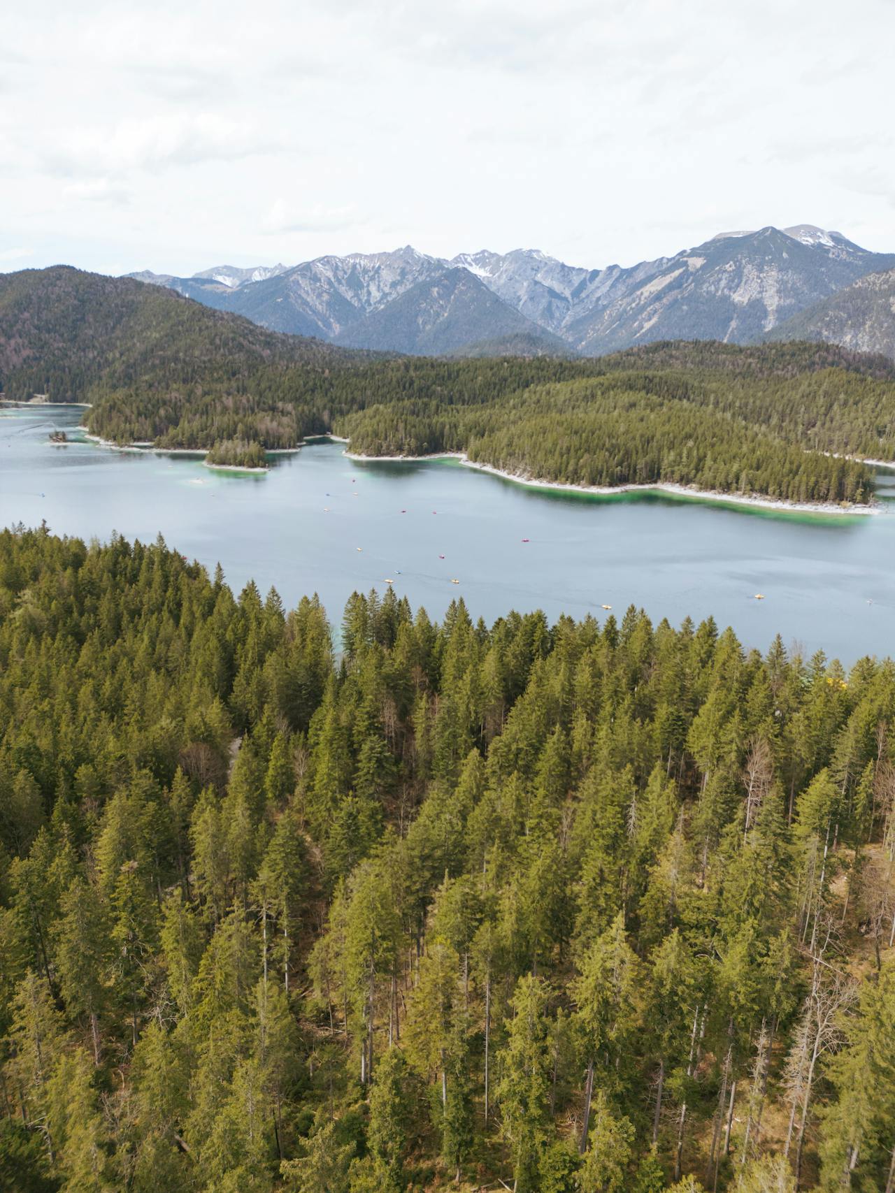 Eibsee Lake landscape view 2